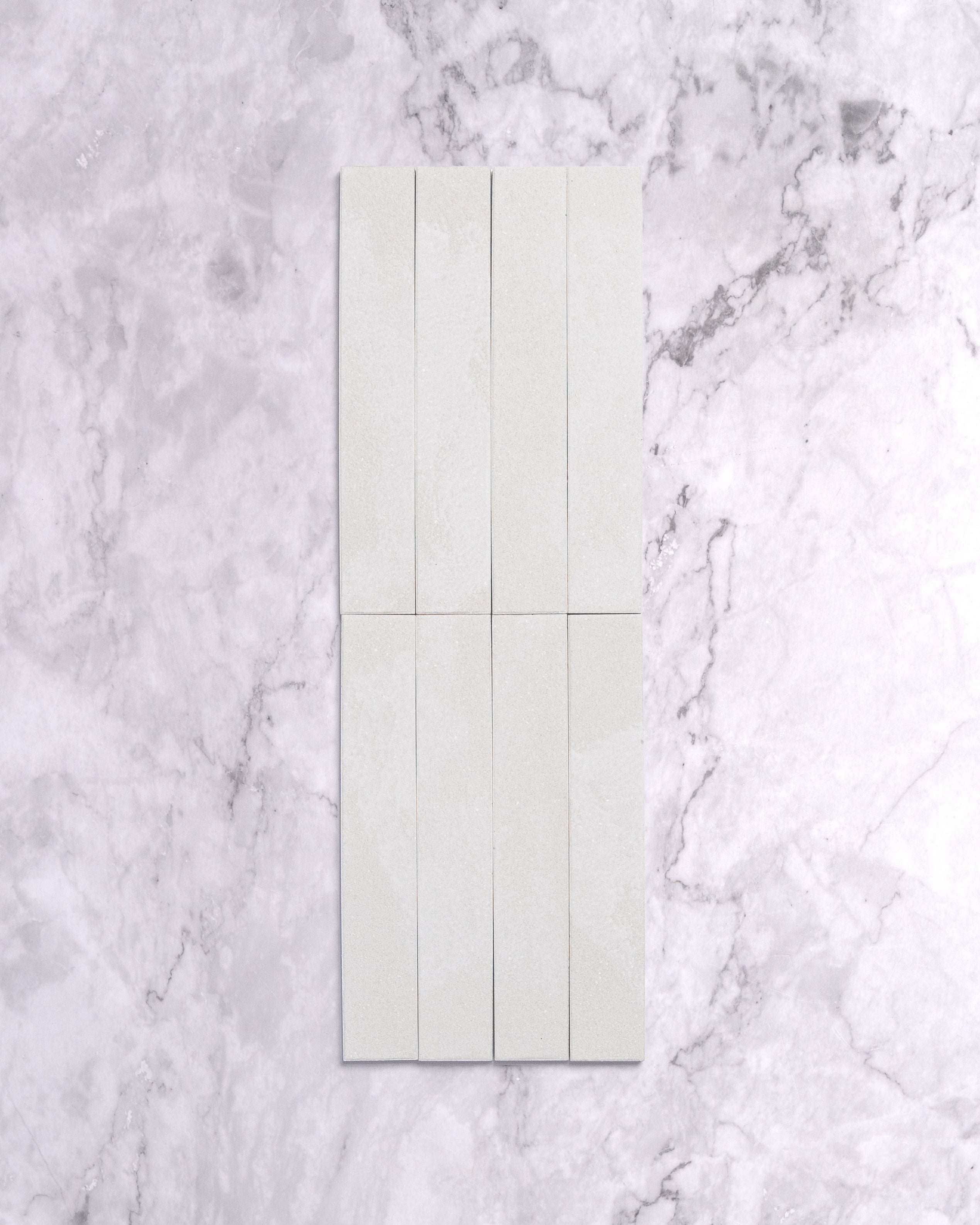 Boas White Japanese Brick Tile