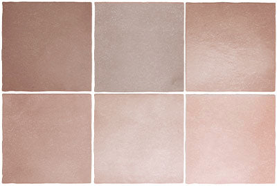 Rimtou Coral Pink Matt 132x132mm