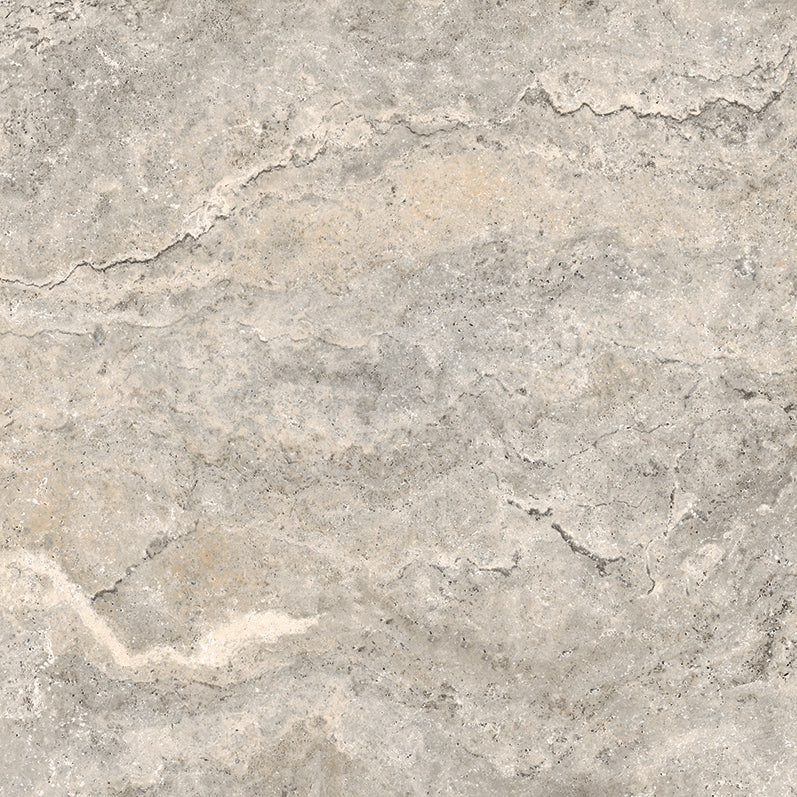 Burton Silver Travertine Look Porcelain Tile