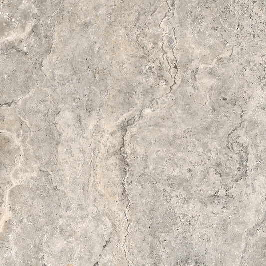 Burton Silver Travertine Look Porcelain Tile