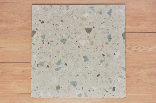 Desmond Soft Olive Terrazzo Look Porcelain Tile