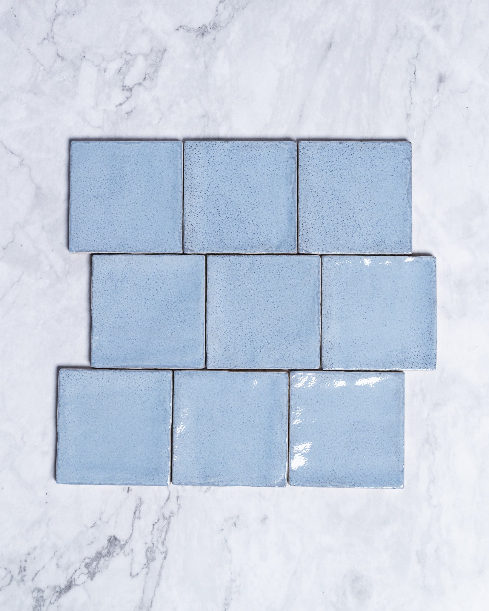 Exville Sky Blue Gloss 100x100mm