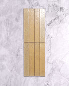 Hatsu Long Brick Wheat Hand Glazed Japanese Tile