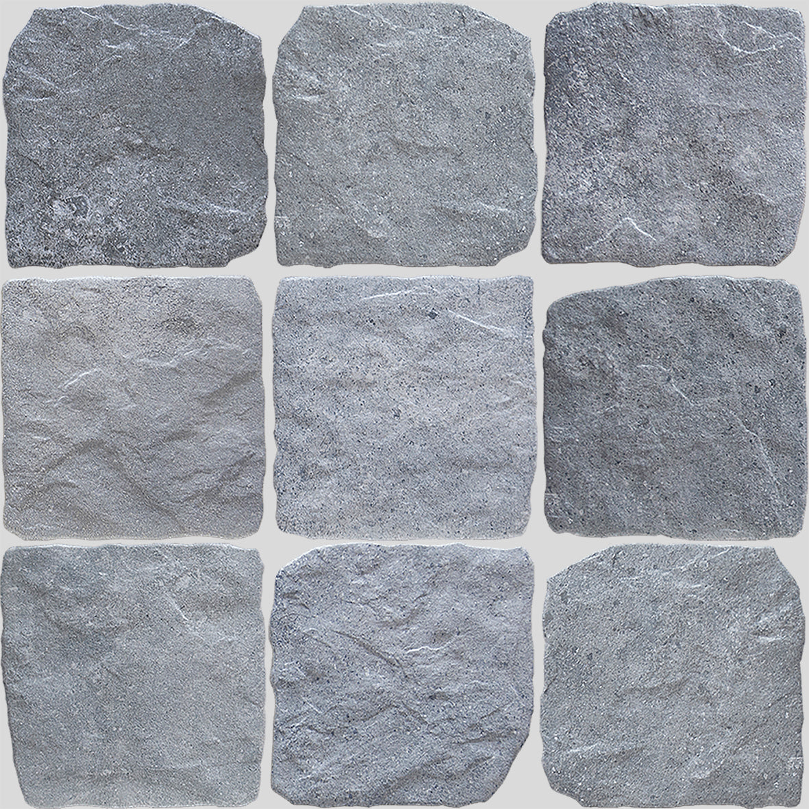 Heritage Cobblestone Light Grey Matt 150x150mm 1