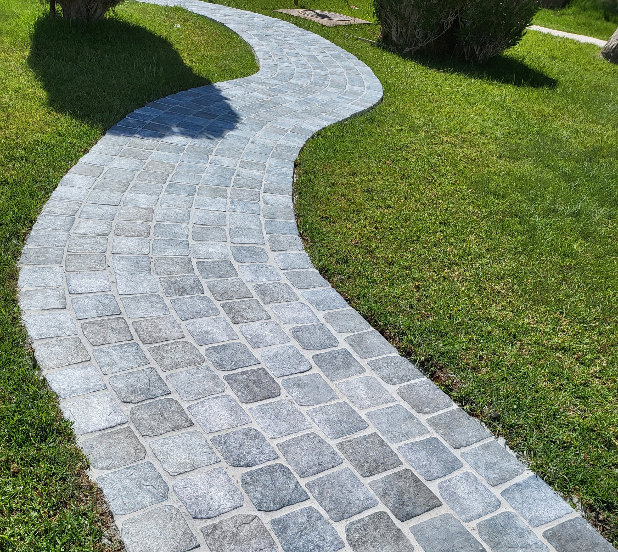 Heritage Cobblestone Light Grey Matt 150x150mm 3