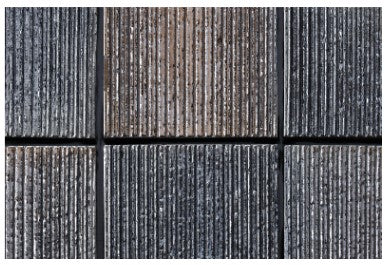 Regia 97 Bronze Ribbed 97 x 97 mm Japanese Tile