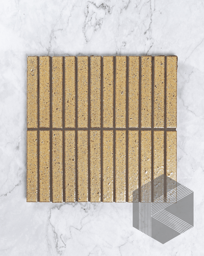 Hatsuborder Wheat Japanese Hand Crafted Mosaics 23x152mm