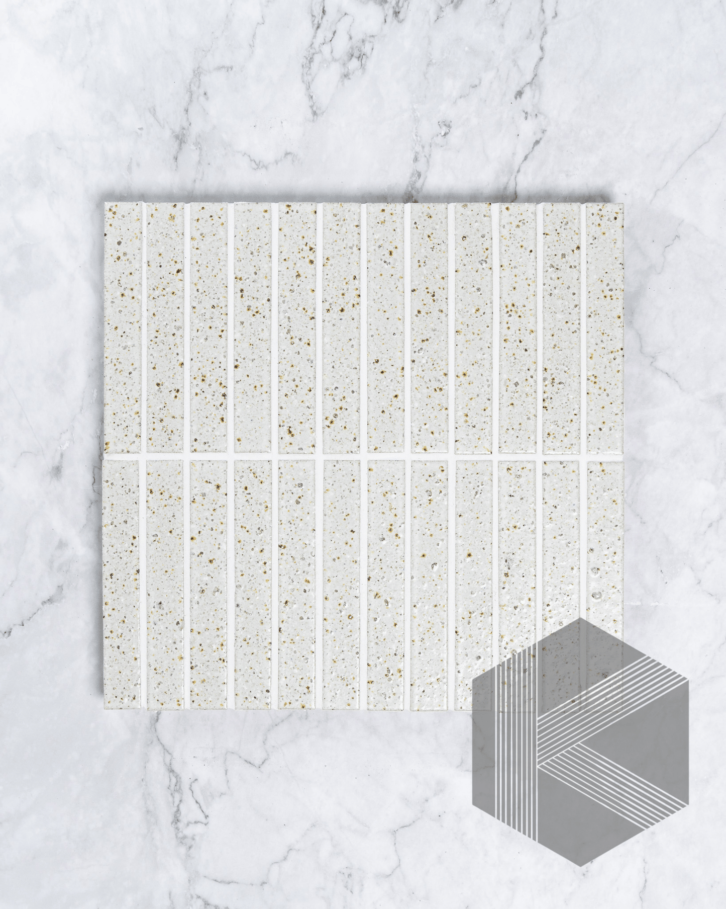 Hatsuborder White Japanese Hand Crafted Mosaics23x152mm