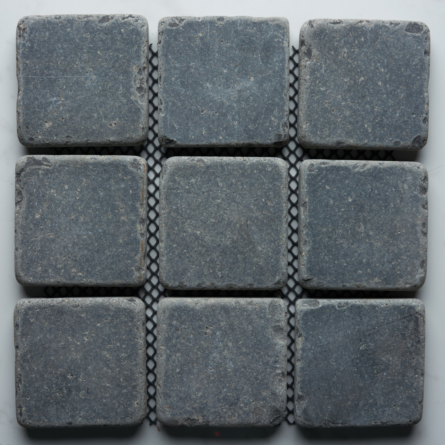 Oscar Cobblestone Mosaic - Bluestone Tumbled 300x300mm